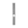 Fossil Stainless Steel Interchangeable Watch Band Strap, Silver/Silver, 18mm, Bracelet,Mesh