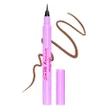 Lime Crime Bushy Brow Precision Pen, Baby Brown - Cool Light Brown Eyebrow Definer and Filler - Adds Texture & Shape - For Full, Natural Brows - Vegan - 0.02 oz