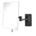 Jerdon Jerdon jrt695bk rectangular wall mount mirror