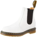 Dr. Martens Women's 2976 YS Chelsea Boots, White, 9 Medium US