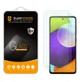 (2 Pack) Supershieldz Designed for Samsung Galaxy A52 / A52 5G Tempered Glass Screen Protector, 0.33mm, Anti Scratch, Bubble Free