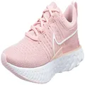 Nike Womens React Infinity Run Flyknit 2 Running Trainers CT2423 Sneakers Shoes (uk 7 us 9.5 eu 41, pink glaze white pink foam 600)