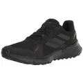adidas Men's Terrex Soulstride Rain.rdy Trail Running Shoes, Black/Carbon/Grey, 11 US