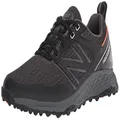 New Balance Men's Fresh Foam Contend Golf Shoes, 8-16, Black/Grey, 11.5