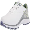 New Balance Men's Fresh Foam X Defender Golf Shoe, White/Grey, 10.5