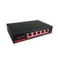 Asustor 5 Port 2.5G Unmanaged Ethernet Network Switch, Plug and Play, Wall-Mount, Fanless (ASW205T)