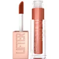 Maybelline Lifter Gloss, Hydrating Lip Gloss with Hyaluronic Acid, High Shine for Plumper Looking Lips, Copper, Terracotta Neutral, 0.18 Ounce