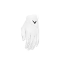 Callaway Golf 2022 Tour Authentic Glove (White, Cadet X-Large, Worn on Left Hand)