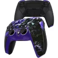HexGaming RIVAL PRO 4 Paddles & Replaceable Joysticks & Hair Trigger Rubberized Grip Compatible with ps5 PC Gaming Controller - Chaos Knight