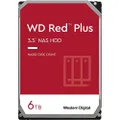 Western Digital 6TB WD Red Plus NAS Internal Hard Drive HDD - 5400 RPM, SATA 6 Gb/s, CMR, 256 MB Cache, 3.5" -WD60EFPX