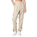 [BLANKNYC] Womens Luxury Clothing Elastic Waistband Cargo Pant, Comfortable & Stylish, Just Sayin, Large