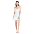 Fishers Finery Women's 100% Pure Mulberry Silk Chemise; Nightgown (Ivory, M)
