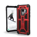 URBAN ARMOR GEAR UAG Designed for Samsung Galaxy S9 [5.8-inch Screen] Monarch Feather-Light Rugged [Crimson] Military Drop Tested Phone Case