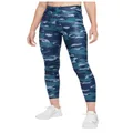 Nike Dri-FIT One Women's Mid-Rise Camo Leggings Style: DD4559-437 Thunder Blue/White (Medium)