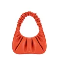 JW PEI Women's Gabbi Ruched Hobo Handbag, Scarlet