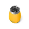 YETI Rambler Stainless Steel Vacuum Insulated Wine Tumbler with MagSlider Lid, 10oz, Alpine Yellow