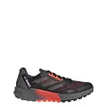 adidas Men's Terrex Agravic Flow 2.0 Trail Running Shoe, Black/Grey/White, 12 US