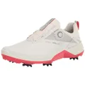 ECCO Women's Biom G5 Boa Gore-tex Waterproof Golf Shoe, White, 5-5.5