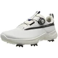 ECCO Men's Biom G5 Boa Gore-tex Waterproof Golf Shoe, White/Black, 5-5.5