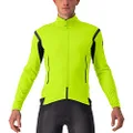 Castelli Men's Perfetto RoS 2 Jacket, Windproof Jacket for Road and Gravel Biking I Cycling, Electric Lime/Dark Gray, Medium