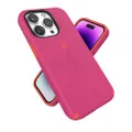 Speck iPhone 14 Pro Case - Slim Phone Case with Drop Protection, Scratch Resistant with Soft Touch for 6.1 inch iPhone 14 Pro Case - Dual Layer Case, Digital Pink/Energy Red CandyShell Pro