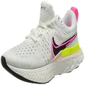 Nike React Infinity Run Flyknit 2 Womens Casual Running Shoe Ct2423-600 (.6.5, White/Black/Sail/Pink Blast, Numeric_6_Point_5)