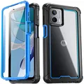 Poetic Guardian Case Designed for Motorola Moto G 5G (2023), [20FT Mil-Grade Drop Tested], Full-Body Hybrid Shockproof Bumper Cover with Built-in Screen Protector, Blue