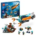 LEGO City Exploration 60379 Deep-Sea Explorer Submarine (842 Pieces)