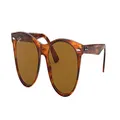 Ray-Ban Rb2185 Wayfarer Ii Round Sunglasses, Striped Havana/B-15 Brown, 52 mm