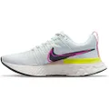 Nike React Infinity Run Flyknit 2 Womens Casual Running Shoe Ct2423-600 (9.5, White/Black/Sail/Pink Blast, Numeric_9_Point_5)