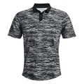 Under Armour Men's UA Iso-Chill ABE Twist Polo Shirt Top 1370664 (Medium, White/Black-100)