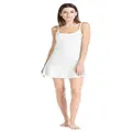 Fishers Finery Women's 100% Pure Mulberry Silk Chemise; Nightgown (Ivory, XL)