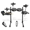 Alesis Electronic Drum, Mesh Head, 7 Pieces, 3 Cymbals, Over 100 Sources, 30 Demo Songs, Drumsticks, Online Lessons, Japanese Instruction Manual (English Language Not Guaranteed), Turbo Mesh Kit