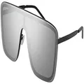 Saint Laurent SL 364 MASK BLACK/SILVER 99/1/140 unisex Sunglasses