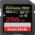 SanDisk 256GB Extreme PRO SDXC UHS-II Memory Card - C10, U3, V90, 8K, 4K, Full HD Video, SD Card - SDSDXDK-256G-GN4IN