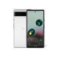 Google Pixel 6a Dual-SIM + eSIM 128GB ROM + 6GB RAM (GSM Only | No CDMA) Factory Unlocked 5G SmartPhone (Chalk) - International Version