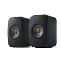 KEF LSX II SP4041BB Wireless HiFi Speakers, Carbon Black