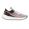 Reebok Women's Floatride Energy Symmetros Running Shoe - Color: White/Core Black/Twisted Coral - Size: 6.5 - Width: Regular