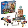 LEGO City Fire Brigade 60321 Building Kit; Multi-Model Playset with 2 City TV Characters, for Ages 7+ (766 Pieces)