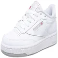 Reebok CLUB C 85 (AVL59) Sneakers, Footwear White/Footwear White/Pure Grey (FZ6011), 10 US