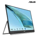 ASUS ZenScreen MB249C portable monitor – 24", Full HD, frameless panel, IPS, anti-glare, USB-C, speakers, carrying handle/kickstand design, C-clamp, partition hook, Green sustainability