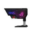 ASUS ROG Herculx Graphics Card Holder, Toolless Mount, Convenient Integrated Level, Zinc Alloy Structure, Adjustable Height from 72 to 128 mm, Aura Sync, Black