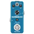 Rowin Harmonizer Digital Guitar Effect Pedal Polyphonic Pitch Shifter Octave Harmonic Mini Single Effect with True Bypass LEF-3807