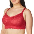 Cosabella Women's Say Never Curvy Sweetie Bralette, Mystic Red, Large