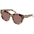 Le Specs Women's AIR HEART Sunglasses, Cookie Tort, One Size