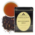 Harney & Sons Hot Cinnamon Spice, Loose Leaf Black tea, 4 Ounce tin