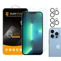 (2 Pack) Supershieldz Anti Glare (Matte) Screen Protector Designed for iPhone 13 Pro Max (6.7 inch)+ Camera Lens [Tempered Glass] Anti Scratch, Bubble Free