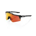 100% Men's Speedcraft XS Sunglasses,One Size,Soft Tact Black/Red