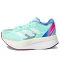 adidas Women's Adizero Boston 11 Running Shoe, Pulse Mint/White/Crystal White, 9.5 US
