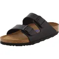 Birkenstock Unisex Arizona Soft Footbed Black Sandals - 7-7.5 2A(N) US Women